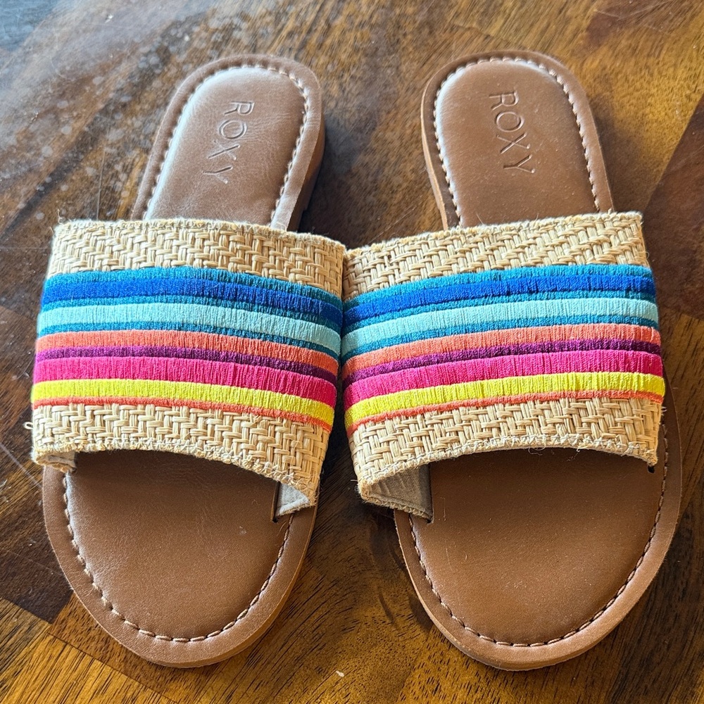 Roxy Women's Multicolor Woven Sandals